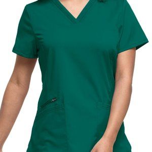 Kelly Green Healing Hands XL scrub top